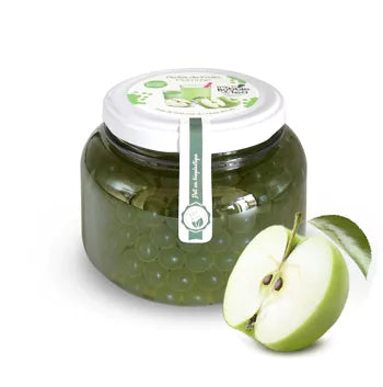 Perlas de fruta té boba manzana