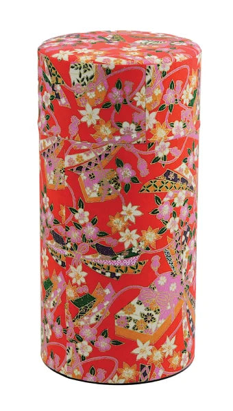 YUZEN WASHI latas almacenamiento té TEA CADDY