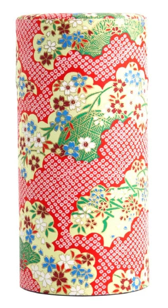 YUZEN WASHI latas almacenamiento té TEA CADDY