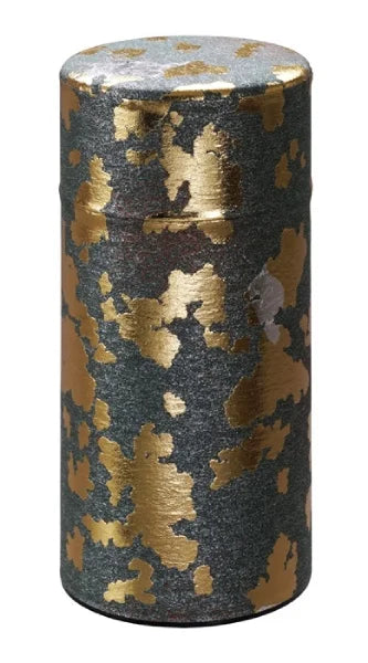 YUZEN WASHI DORADO latas almacenamiento té TEA CADDY