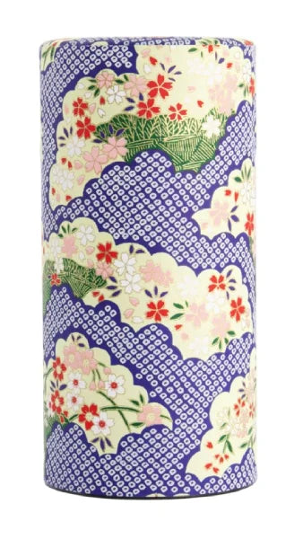 YUZEN WASHI latas almacenamiento té TEA CADDY
