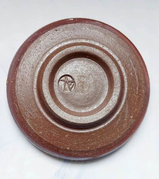 BIZEN plato mamesara botamochi cerámica sin esmaltar SHIBAOKA MASASHI