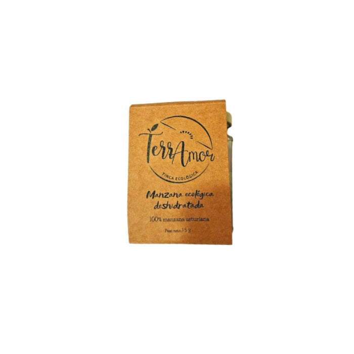 SNACK crujiente chips manzana asturiana deshidratada FINCA TERRAMOR