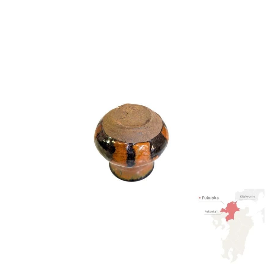 TAKATORI YAKI mini jarrones artesanía cerámica esmaltada Tohomura FUKUOKA