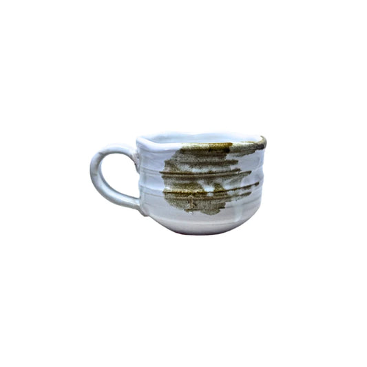 HAGI YAKI taza cerámica esmaltada tradicional Shirahagi HAGIDONO 150 ml