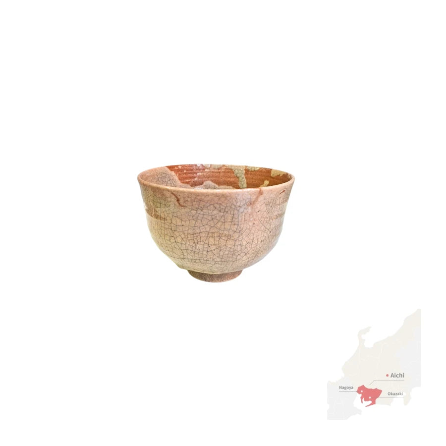 Ō IDO matcha chawan cerámica esmaltada craquelada KANNYŪ 300 ml
