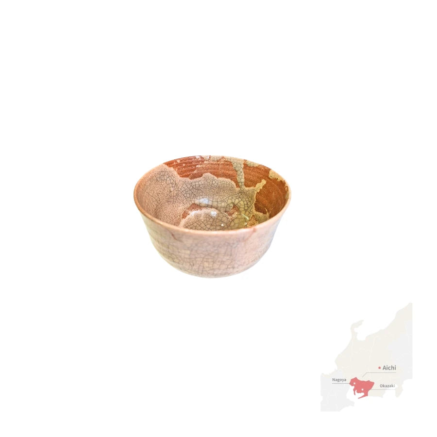 Ō IDO matcha chawan cerámica esmaltada craquelada KANNYŪ 300 ml