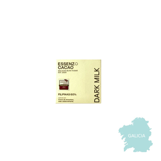 CHOCOLATE artesano de origen Galicia Essenzo tabletas BEAN TO BAR
