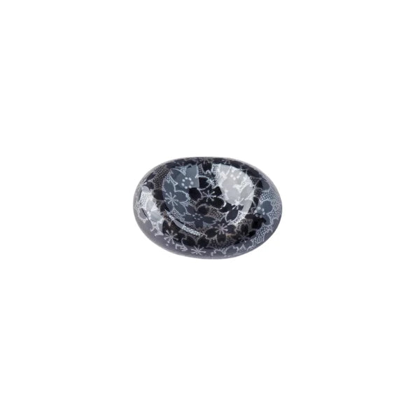 HASHIOKI soporte palillos chashaku cerámica esmaltada MINO YAKI