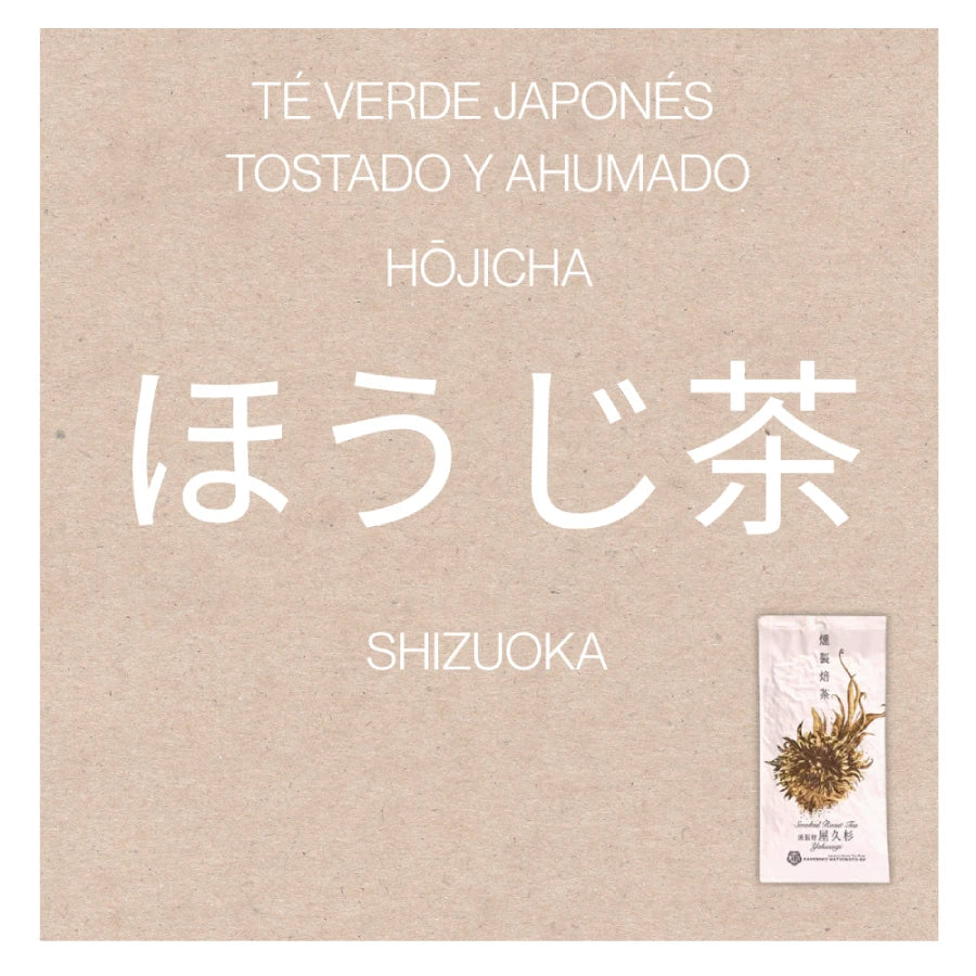 PREORDEN TÉ VERDE japonés tostado y ahumado hojicha SHIMADA 50 g
