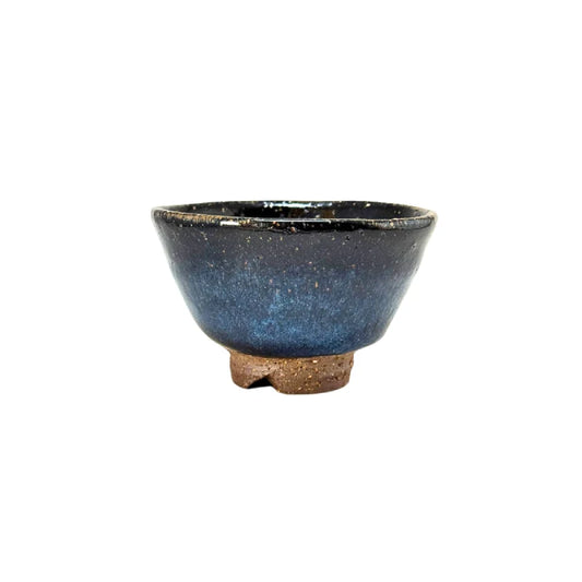 HAGI YAKI vaso yunomi cerámica esmaltada aohagi SEIGAN YAMANE 150 ml