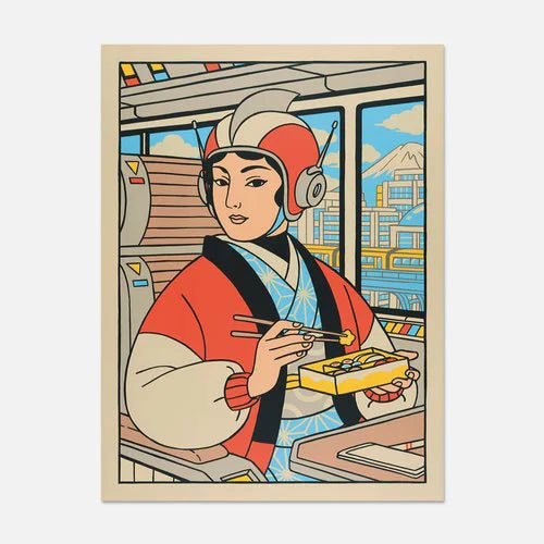 JAPÓN RETRO postales ilustradas originales A6
