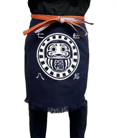MAEKAKE mandil delantal japonés estampado hecho a mano CANVAS