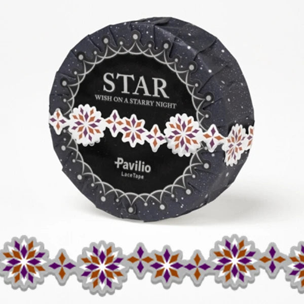 PAVILIO cinta decorativa adhesiva washi troquelada 15 mm