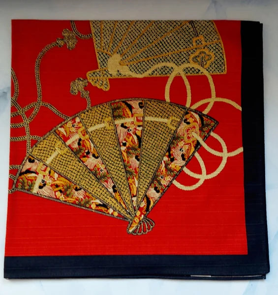 FUROSHIKI japonés artesanal abanicos SENSU 48 x 48 cm