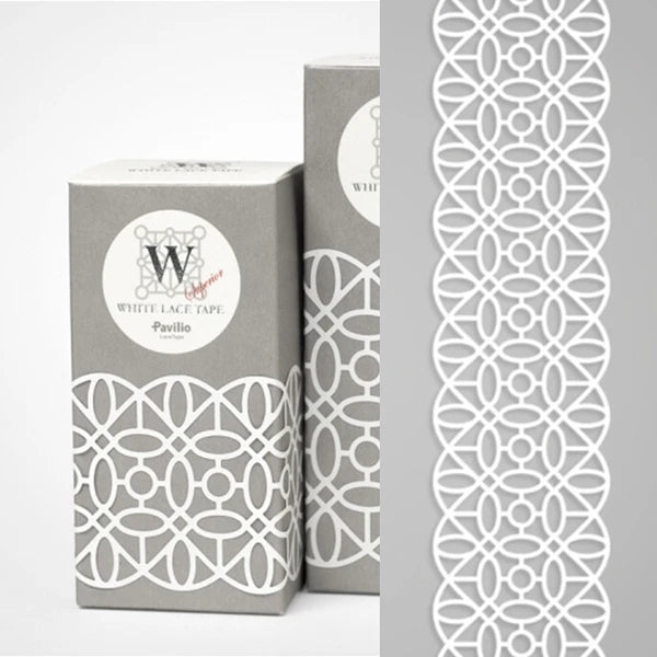 PAVILIO cinta decorativa adhesiva washi troquelada 47 mm