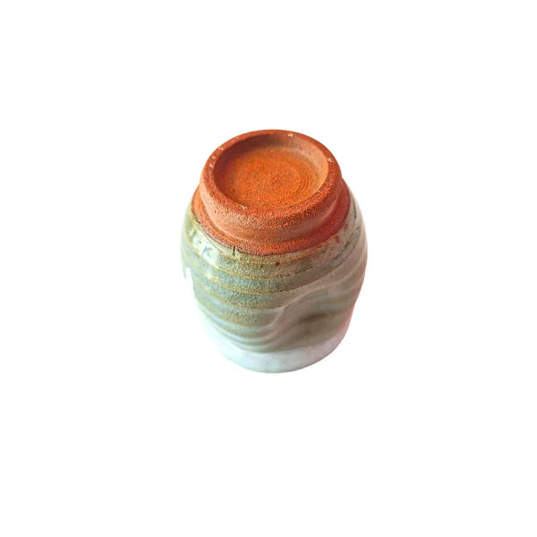 HAGI YAKI vaso yunomi Midori cerámica esmaltada HAGIDONO 150 ml