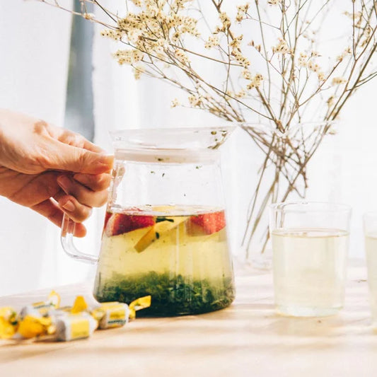 HARIO jarra tetera cristal tapa filtro borosilicato 450 ml