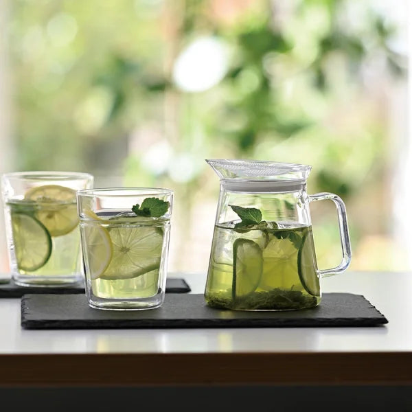 HARIO jarra tetera cristal tapa filtro borosilicato 450 ml