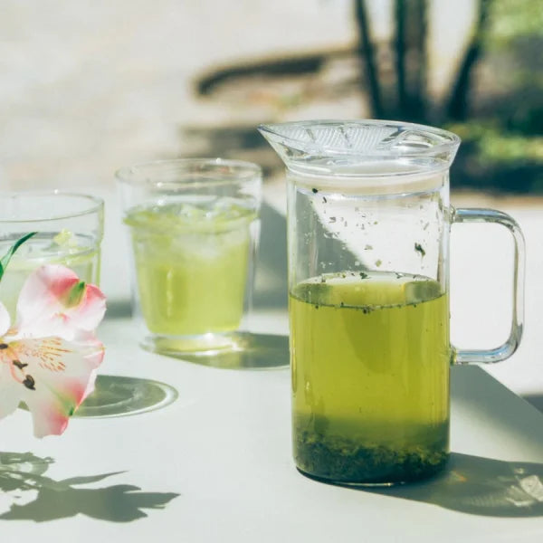 HARIO jarra tetera cristal borosilicato filtro slim 400 ml