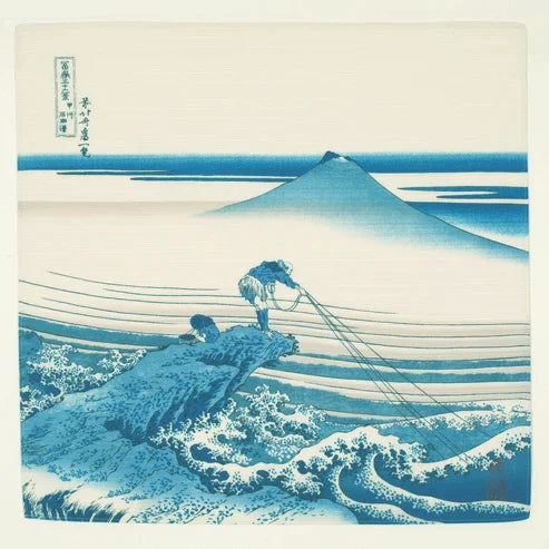 FUROSHIKI tela artesanal Hokusai 48 x 48 cm