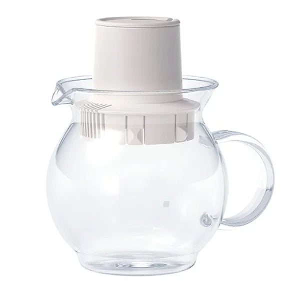 HARIO jarra cristal patentado bolsitas infusiones té 300 ml