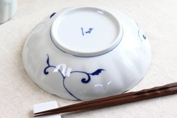 MINO YAKI vajilla japonesa porcelana artesanal KIKU