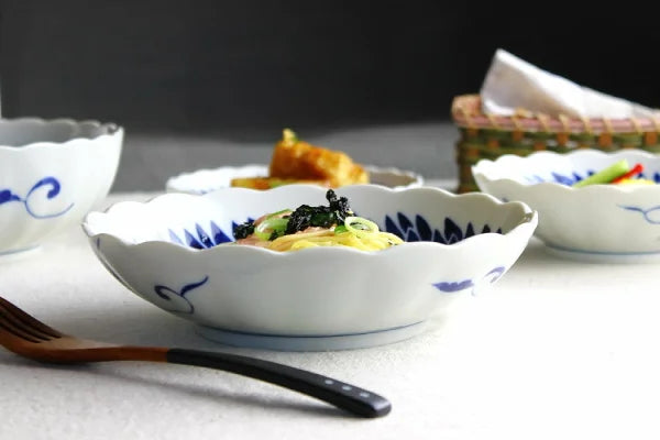 MINO YAKI vajilla japonesa porcelana artesanal KIKU