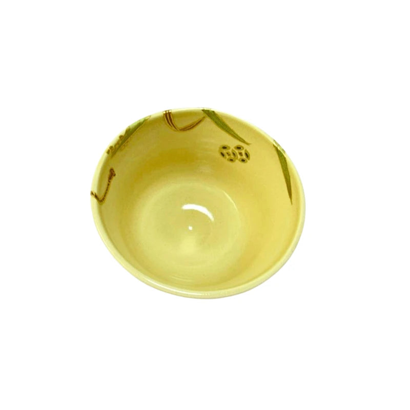 KYO YAKI bol chawan matcha japonés cerámica FUJITANI YOSHIKAZU 300 ml