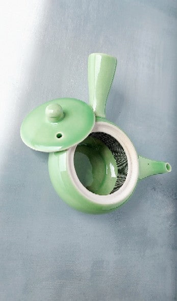 Mini tetera japonesa verde celadón