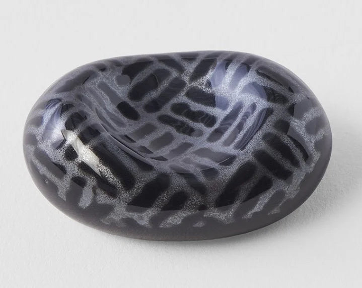 HASHIOKI soporte palillos cerámica esmaltada MINO YAKI