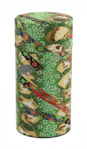 YUZEN WASHI latas almacenamiento té TEA CADDY