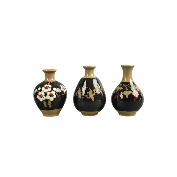 COREA DEL SUR jarrones decorativos Buncheong cerámica ESMALTADA