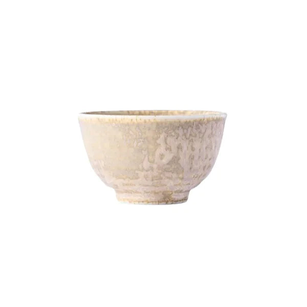 MINOYAKI yunomi cerámica beige texturizado 120 ml GIFU