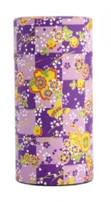 YUZEN WASHI latas almacenamiento té TEA CADDY
