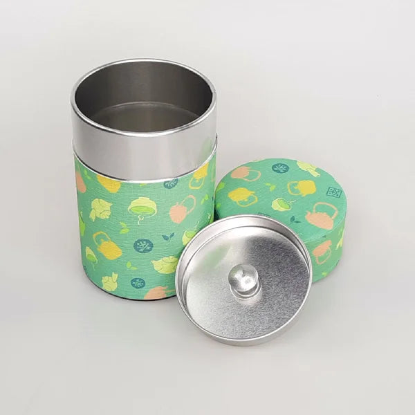 YUZEN WASHI moderno latas almacenamiento té TEA CADDY