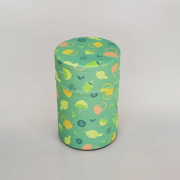 YUZEN WASHI moderno latas almacenamiento té TEA CADDY