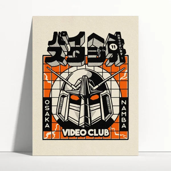 JAPÓN RETRO láminas ilustradas estudio independiente especial ENMARCACIÓN