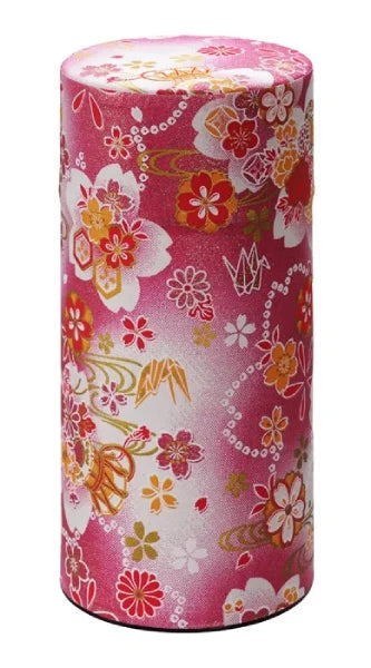 YUZEN WASHI latas almacenamiento té TEA CADDY