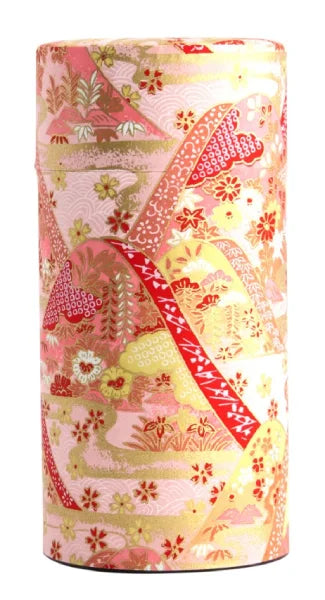 YUZEN WASHI latas almacenamiento té TEA CADDY