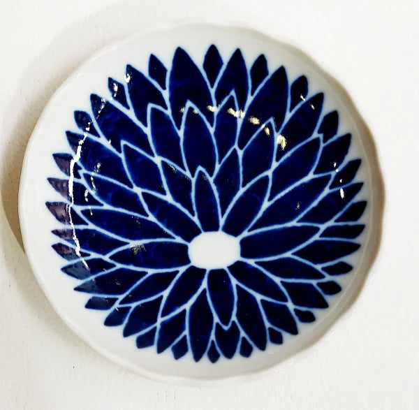 MINO YAKI vajilla japonesa porcelana artesanal KIKU