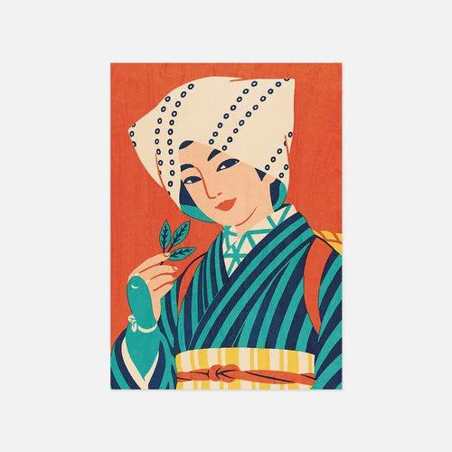 JAPÓN RETRO postales ilustradas originales A6