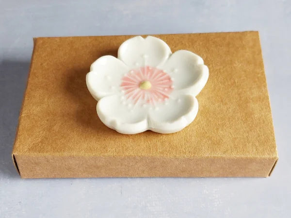 HASHIOKI soporte palillos cerámica Sakura