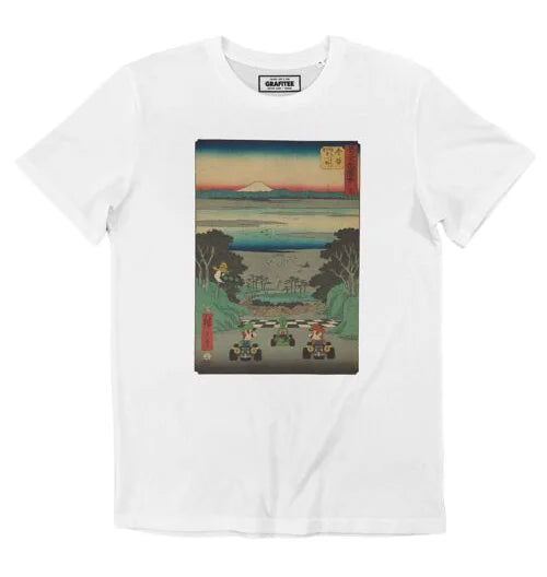 JAPÓN RETRO camiseta algodón orgánico estampada ANIME MANGA VIDEOJUEGO