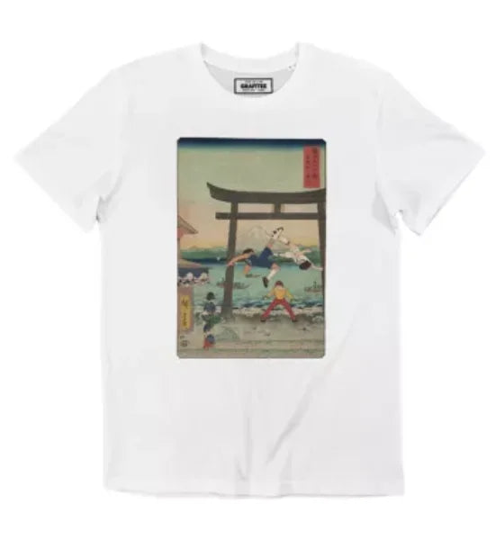 JAPÓN RETRO camiseta algodón orgánico estampada ANIME MANGA VIDEOJUEGO