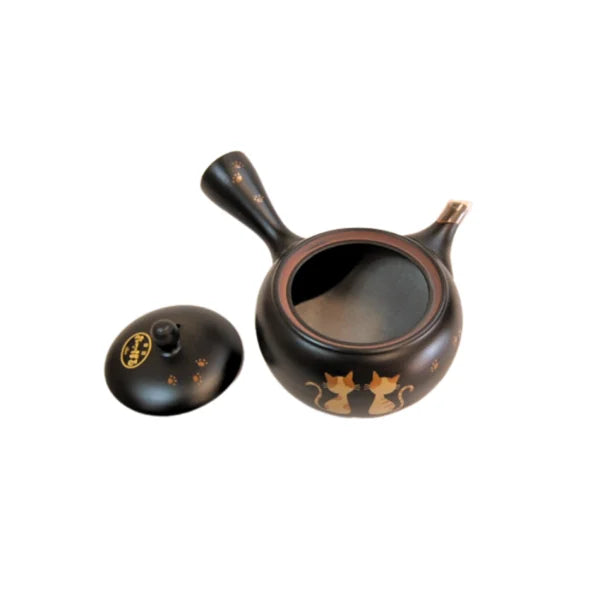 PREORDEN TOKONAME YAKI tetera japonesa yokode kyusu FUTARINEKO 400 ml