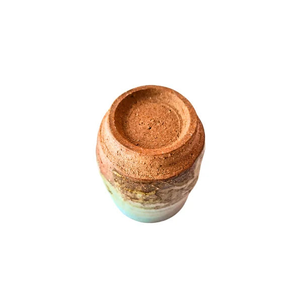 HAGI YAKI vaso yunomi cerámica esmalte Midori HAGIDONO 250 ml