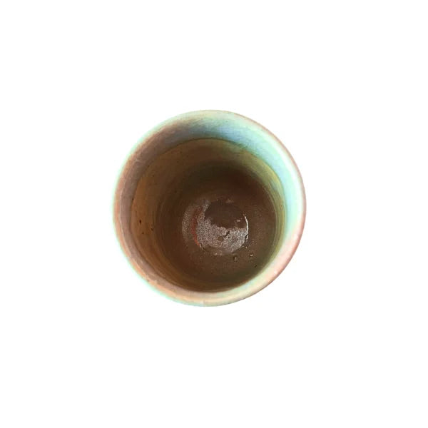 HAGI YAKI vaso yunomi cerámica esmalte Midori HAGIDONO 250 ml