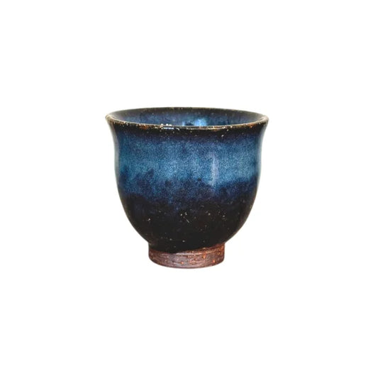 HAGI YAKI vaso yunomi Ginga cerámica esmaltada shirahagi SEIGAN YAMANE 150 ml