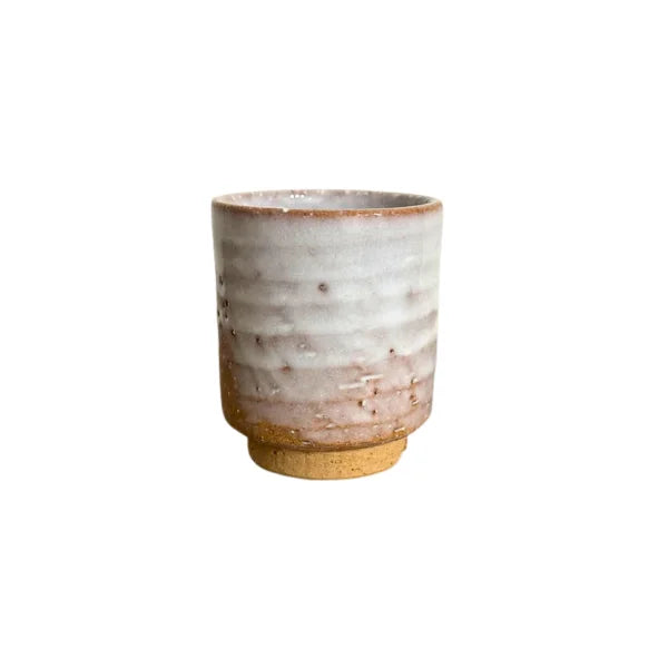 HAGI YAKI vaso yunomi cerámica esmaltada Tsuki TEMPOZAN 100 ml